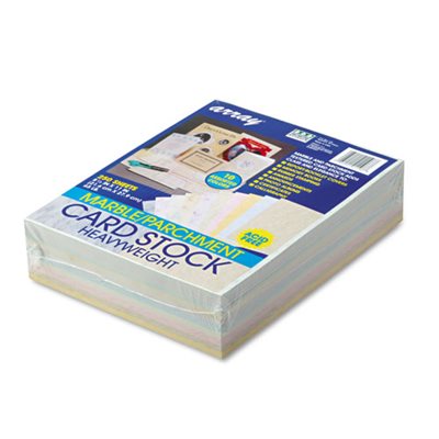 CARD STOCK, Array, 65LB, 8.5" X 11", Assorted Colors, 250 Sheets / Pack